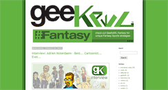 Desktop Screenshot of geekewl.com